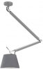  AZZARDO ZYTA S PENDANT MD2300-S ALU/GR LAMPA WISZĄCA